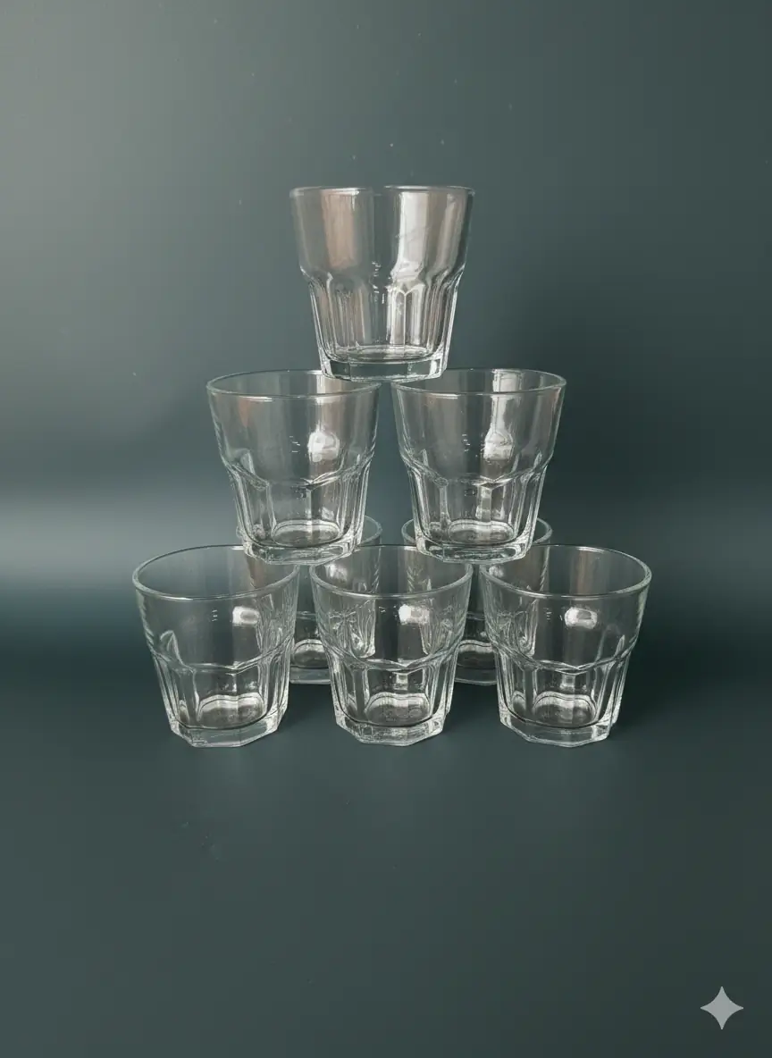 Transparent Beautiful Design Coke, Faluda, Ice Cream Glass.