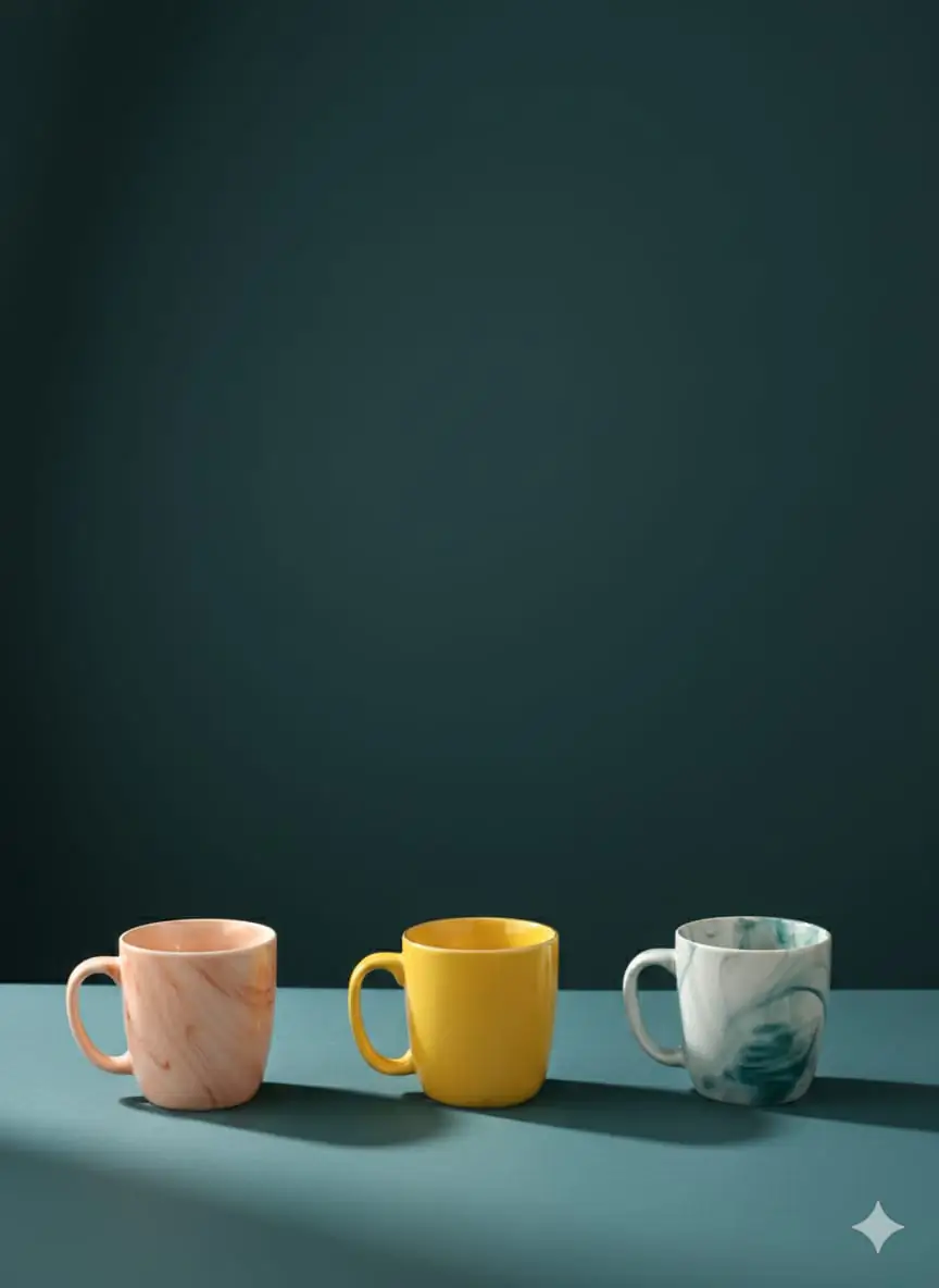 Exclusive Ceramics Marble Color Mug Collection for Drinking Water, Coffee, Tea. - Image 2