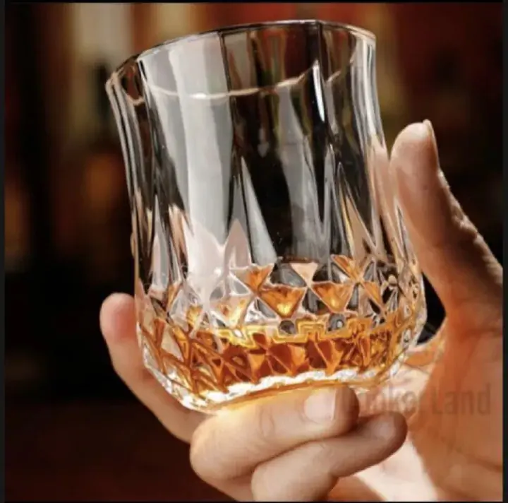 Transparent Diamond Design Coke Glass. - Image 3