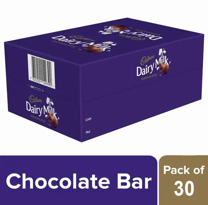 Cadbury Dairy Milk Chocolate Bar 40gm 30pcs Box - Image 3