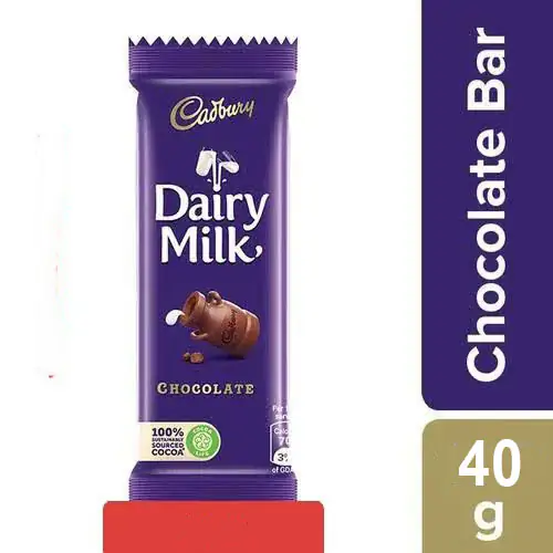 Cadbury Dairy Milk Chocolate Bar 40gm 30pcs Box