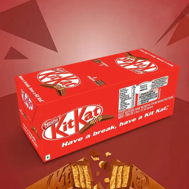 Nestle KitKat 2 Fingers Chocolate 19gm 30pcs Box - Image 2