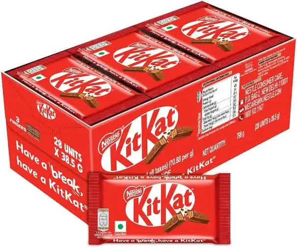 Nestle KitKat 3 Fingers Chocolate 28.5gm 28pcs Box - Image 2