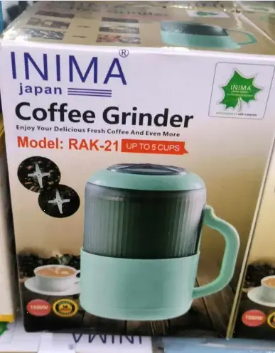 INIMA Mini Multi-functional Stainless Steel Electric Grinder & Blender Machine 10 Blade- 1500W - Image 2