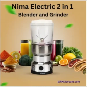 Nima Electric 2 in 1 Blender and Grinder, High Quality Heavy Duty Blender and Mixer Grinder