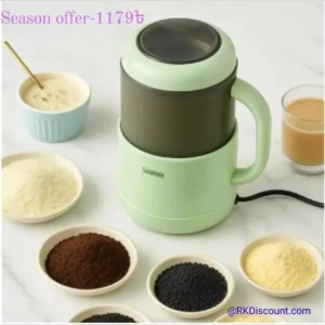 INIMA Mini Multi-functional Stainless Steel Electric Grinder & Blender Machine 10 Blade- 1500W