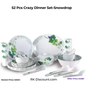 52 Pcs Crazy Dinner Set – Snowdrop