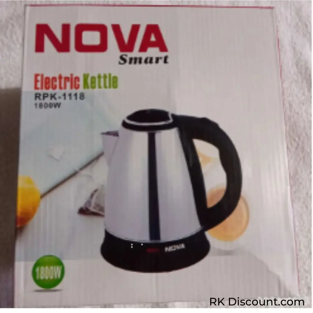NOVA Automatic Cordless Stainless steel Electric Kettle 1.8 liter - Image 3